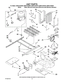 09 - Unit Parts parts for Whirlpool Refrigerator ES5DVAXWS00 from AppliancePartsPros.com