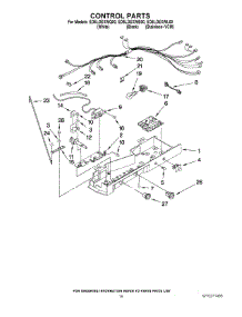 11 - Control Parts parts for Whirlpool Refrigerator ED5LDEXWL00 from AppliancePartsPros.com
