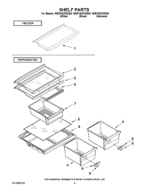05 - Shelf Parts parts for Whirlpool Refrigerator W6RXNGFWQ00 from AppliancePartsPros.com