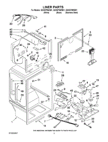 02 - Liner Parts parts for Whirlpool Refrigerator G2IXEFMWS01 from AppliancePartsPros.com