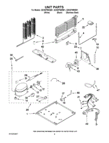 05 - Unit Parts parts for Whirlpool Refrigerator G2IXEFMWS01 from AppliancePartsPros.com