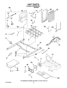 09 - Unit Parts parts for Whirlpool Refrigerator BRS70ERANA01 from AppliancePartsPros.com