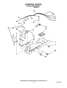 11 - Control Parts parts for Whirlpool Refrigerator BRS70ERANA01 from AppliancePartsPros.com