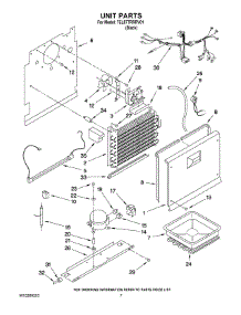 04 - Unit Parts parts for Whirlpool Freezer 7EL87TRRRV01 from AppliancePartsPros.com