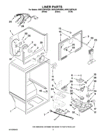 02 - Liner Parts parts for Whirlpool Refrigerator W9RXXMFWL00 from AppliancePartsPros.com