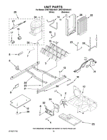 09 - Unit Parts parts for Whirlpool Refrigerator BRS70EBANA01 from AppliancePartsPros.com
