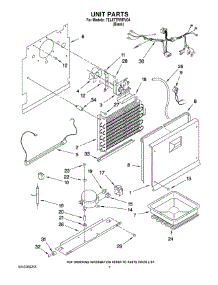 04 - Unit Parts parts for Whirlpool Freezer 7EL87TRRRV04 from AppliancePartsPros.com