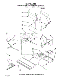 06 - Unit Parts parts for Whirlpool Refrigerator GX2SHBXVB00 from AppliancePartsPros.com