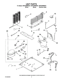 05 - Unit Parts parts for Whirlpool Refrigerator W9RXEMMWB01 from AppliancePartsPros.com