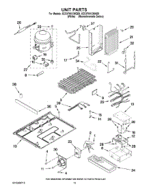 09 - Unit Parts parts for Whirlpool Refrigerator 6EC3FHKXWQ00 from AppliancePartsPros.com
