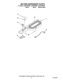 08 - Water Dispenser Parts parts for Whirlpool Refrigerator G2IXEFMWB01 from AppliancePartsPros.com