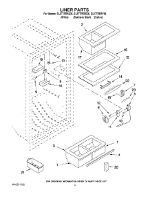 02 - Liner Parts parts for Whirlpool Refrigerator EL87TRRRS06 from AppliancePartsPros.com