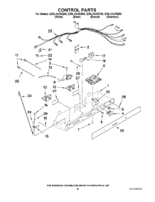 10 - Control Parts parts for Whirlpool Refrigerator ED5LVAXWB00 from AppliancePartsPros.com