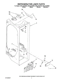02 - Refrigerator Liner Parts parts for Whirlpool Refrigerator ED5LVAXWQ00 from AppliancePartsPros.com