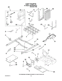 09 - Unit Parts parts for Whirlpool Refrigerator BRS70EMANA01 from AppliancePartsPros.com