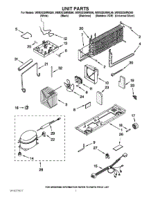 04 - Unit Parts parts for Whirlpool Refrigerator W8RXEGMWL00 from AppliancePartsPros.com