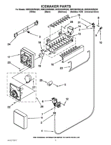 05 - Icemaker Parts parts for Whirlpool Refrigerator W8RXEGMWQ00 from AppliancePartsPros.com