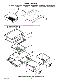 06 - Shelf Parts parts for Whirlpool Refrigerator W8RXEGMWQ00 from AppliancePartsPros.com