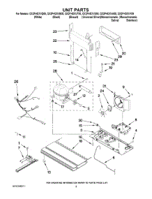 06 - Unit Parts parts for Whirlpool Refrigerator GX2FHDXVA00 from AppliancePartsPros.com