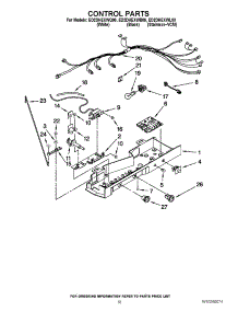 11 - Control Parts parts for Whirlpool Refrigerator ED2DHEXWL00 from AppliancePartsPros.com