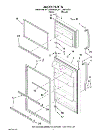 02 - Door Parts parts for Whirlpool Refrigerator W6TXNWFWQ00 from AppliancePartsPros.com