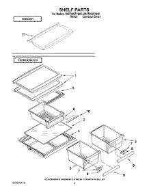 05 - Shelf Parts parts for Whirlpool Refrigerator W8FRNGFVQ00 from AppliancePartsPros.com