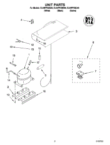 02 - Unit Parts parts for Whirlpool Refrigerator EL03PPXMQ00 from AppliancePartsPros.com