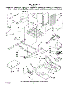 09 - Unit Parts parts for Whirlpool Refrigerator GS6NHAXVY03 from AppliancePartsPros.com