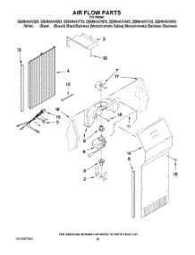 11 - Air Flow Parts parts for Whirlpool Refrigerator GS6NHAXVS03 from AppliancePartsPros.com