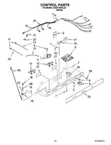 10 - Control Parts parts for Whirlpool Refrigerator ED5FVAXWL00 from AppliancePartsPros.com
