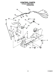 11 - Control Parts parts for Whirlpool Refrigerator ED5GVEXVD02 from AppliancePartsPros.com