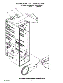 02 - Refrigerator Liner Parts parts for Whirlpool Refrigerator BRS70FRANA00 from AppliancePartsPros.com