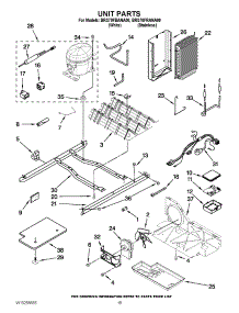 09 - Unit Parts parts for Whirlpool Refrigerator BRS70FRANA00 from AppliancePartsPros.com