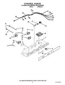 11 - Control Parts parts for Whirlpool Refrigerator BRS70FBANA00 from AppliancePartsPros.com