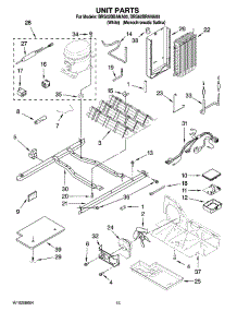 09 - Unit Parts parts for Whirlpool Refrigerator BRS62BRANA00 from AppliancePartsPros.com
