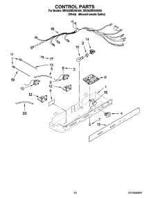 11 - Control Parts parts for Whirlpool Refrigerator BRS62BRANA00 from AppliancePartsPros.com