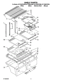 05 - Shelf Parts, Optional Parts (Not Included) parts for Whirlpool Refrigerator W1TXEMFWS00 from AppliancePartsPros.com