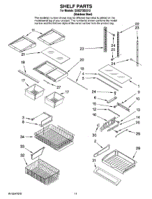 06 - Shelf Parts parts for Whirlpool Refrigerator G20EFSB2313 from AppliancePartsPros.com