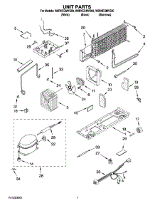 04 - Unit Parts parts for Whirlpool Refrigerator W8RXEGMVS00 from AppliancePartsPros.com