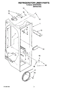 02 - Refrigerator Liner Parts parts for Whirlpool Refrigerator 6GD5SHGXSS04 from AppliancePartsPros.com