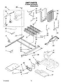 09 - Unit Parts parts for Whirlpool Refrigerator ED5FVGXVS01 from AppliancePartsPros.com