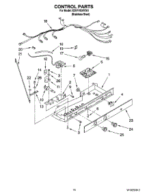 11 - Control Parts parts for Whirlpool Refrigerator ED5FVGXVS01 from AppliancePartsPros.com