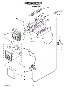 12 - Icemaker Parts, Optional Parts (Not Included) parts for Whirlpool Refrigerator ED5FVGXVS01 from AppliancePartsPros.com