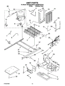 09 - Unit Parts parts for Whirlpool Refrigerator 6GD25DCXHW10 from AppliancePartsPros.com