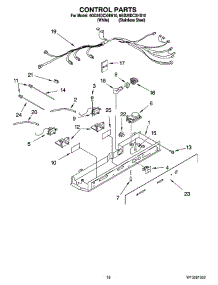 11 - Control Parts parts for Whirlpool Refrigerator 6GD25DCXHW10 from AppliancePartsPros.com