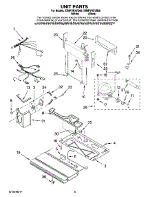 06 - Unit Parts parts for Whirlpool Refrigerator EB9FVHXVB00 from AppliancePartsPros.com
