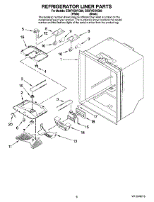 04 - Refrigerator Liner Parts parts for Whirlpool Refrigerator EB9FVBXVB00 from AppliancePartsPros.com