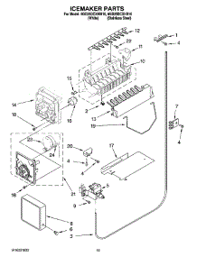 12 - Icemaker Parts, Optional Parts (Not Included) parts for Whirlpool Refrigerator 6GD25DCXHS10 from AppliancePartsPros.com