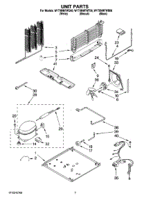 04 - Unit Parts parts for Whirlpool Refrigerator W1TXNMFWB00 from AppliancePartsPros.com