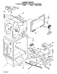 02 - Liner Parts parts for Whirlpool Refrigerator G2IXEFMWS00 from AppliancePartsPros.com